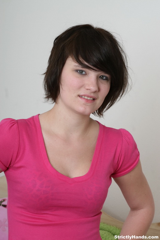  cute teens give a cummy handjob    